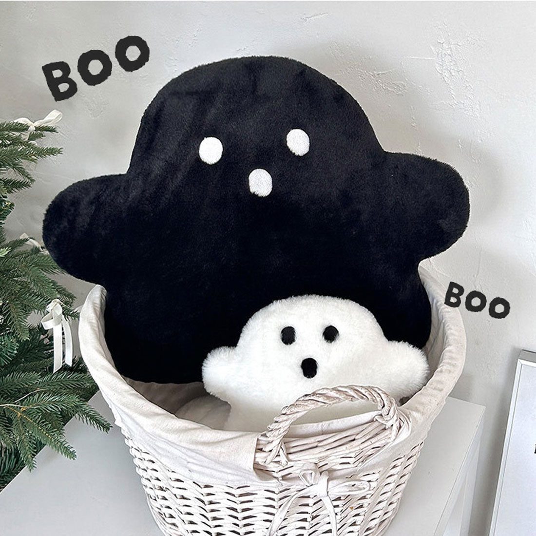 リアルスタイル REAL STYLE ハロウィン クッション ぬいぐるみ 抱き枕 おばけ オバケ 雑貨 グッズ インテリア 飾り 装飾 部屋 ソファ 置き物 かわいい キッズ