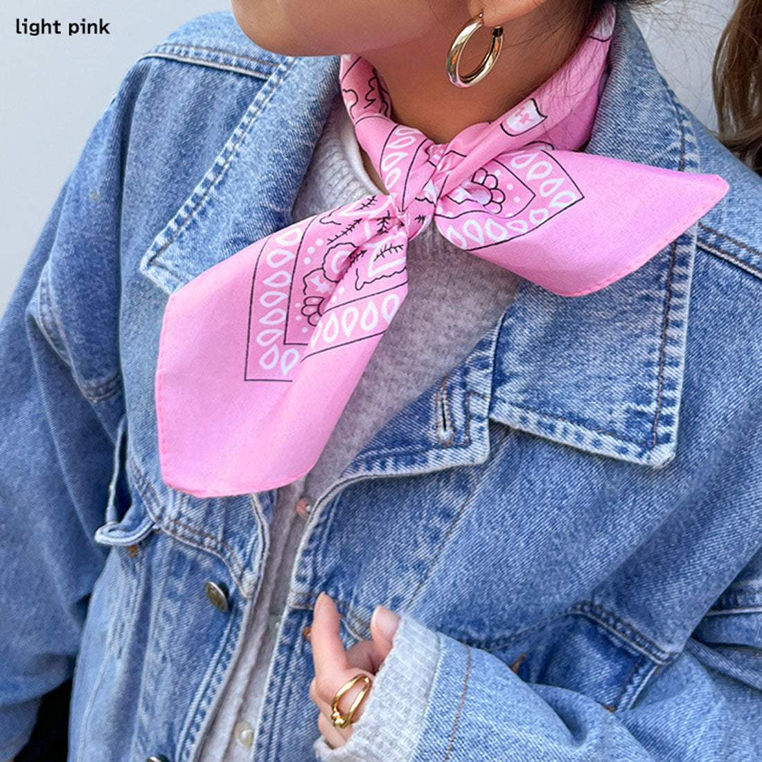 リアルスタイル REAL STYLE 領巾 大方 格紋 圍巾 男士 女士 正方形 55cm 髮帶 手帕 三角巾 時尚 蝴蝶結 佩斯利 春夏 秋冬