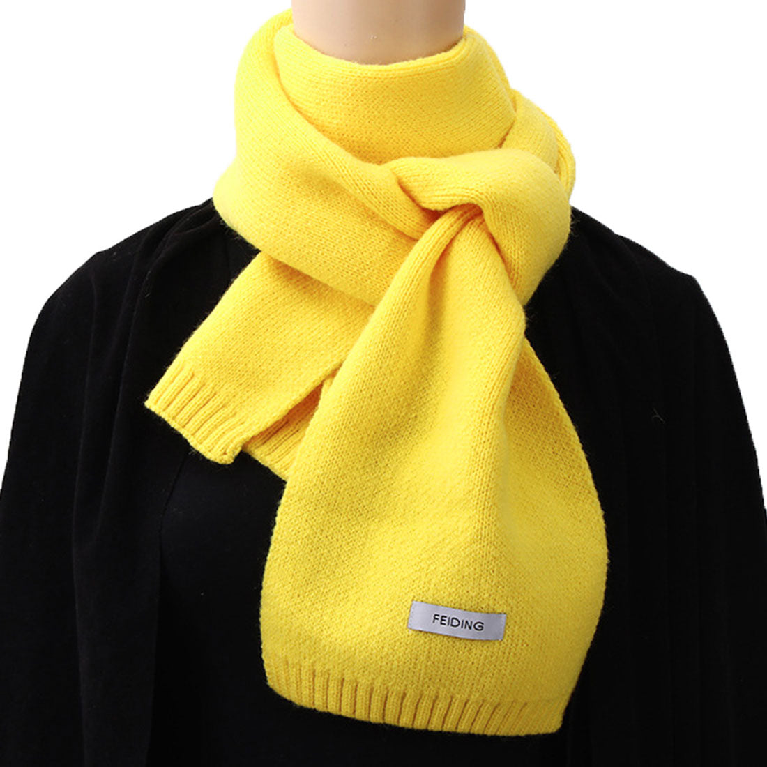 Real Style Muffler Stole Ladies Men's Snood Knit Mini Short Autumn Win