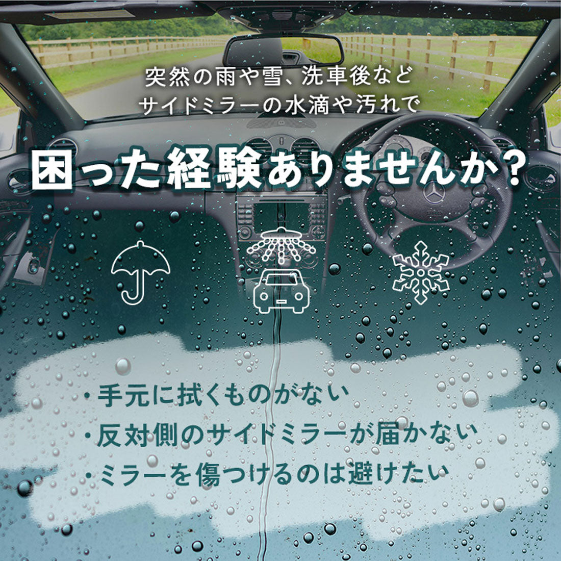 リアルスタイル REAL STYLE 水切りワイパー 車 洗車 カー用品 スクイジー ブレード 伸縮 車載 窓 ガラス ミラー ボディ お風呂 床 浴室 水滴 拭き取り 掃除