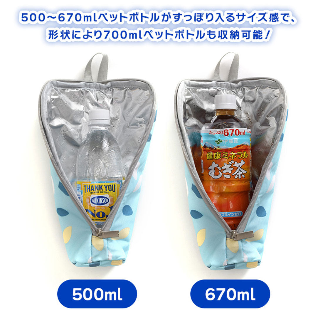 リアルスタイル REAL STYLE ペットボトルホルダー 保冷 保冷バッグ 水筒カバー ケース クーラー 保温 断熱 最強 夏 アルミ 軽い 折りたたみ おしゃれ 撥水 総柄 （D） D