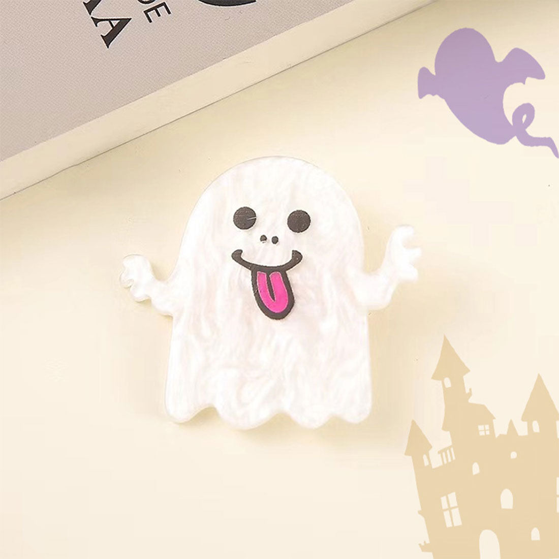 リアルスタイル REAL STYLE ハロウィン コスプレ 衣装 仮装 変装 飾り ヘアクリップ レディース 子供 ヘアアクセサリー 髪留め  女の子 6種類セット おばけ 猫 かぼちゃ コウモリ 羽 小さめ ミニ 前髪 （アソート） アソート