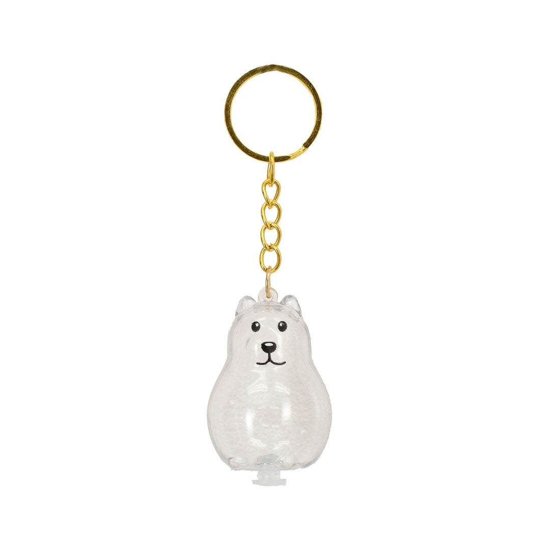 リアルスタイル REAL STYLE 犬 キーホルダー 犬の毛 収納 遺毛 ケース ボトル カプセル バッグチャーム ペット用品 保管 携帯 持ち歩き 供養 メモリアルグッズ （サモエド） サモエド