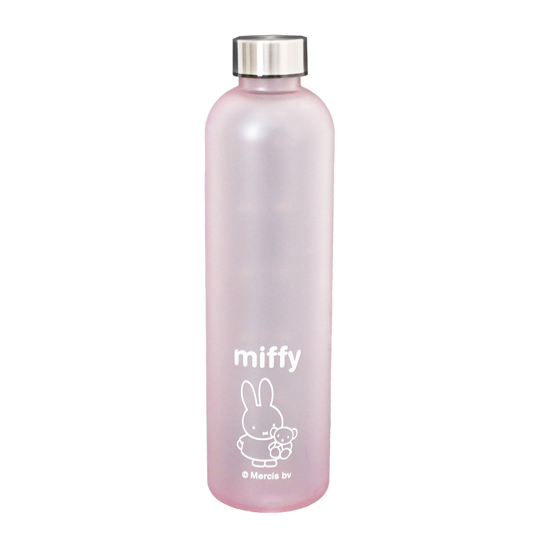 リアルスタイル REAL STYLE ウォーターボトル クリアボトル 透明 1リットル 1L おしゃれ キャラクター ミッフィー miffy 水筒 目盛り付き メモリ 直飲み 軽量 パッキン プラ 洗いやすい （ピンク） ピンク