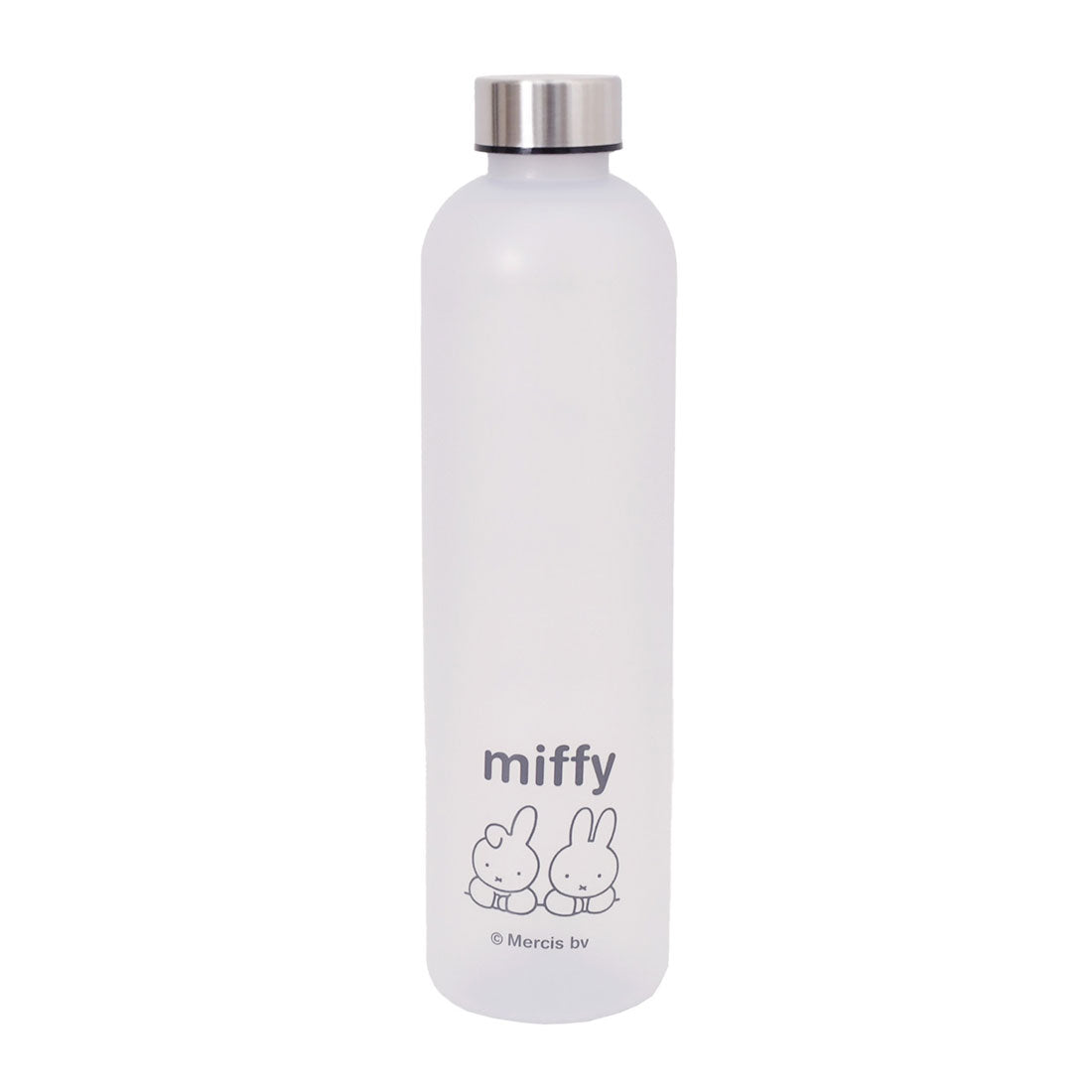 リアルスタイル REAL STYLE ウォーターボトル クリアボトル 透明 1リットル 1L おしゃれ キャラクター ミッフィー miffy 水筒 目盛り付き メモリ 直飲み 軽量 パッキン プラ 洗いやすい （ホワイト） ホワイト