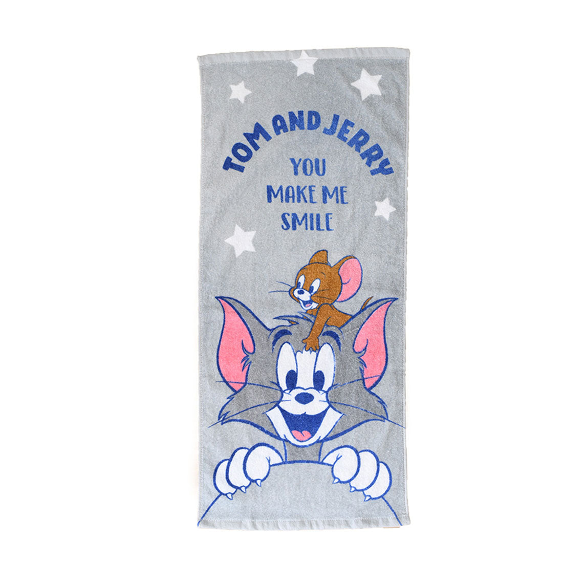 リアルスタイル REAL STYLE フェイスタオル 薄手 スヌーピー トムとジェリー snoopy TOM&JERRY キャラクター グッズ 長め キッズ 保育園 幼稚園 お風呂 （トムとジェリー(グレー)） トムとジェリー(グレー)