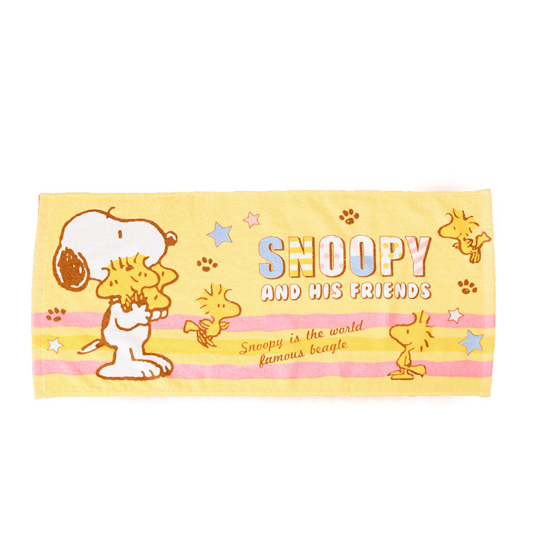 リアルスタイル REAL STYLE フェイスタオル 薄手 スヌーピー トムとジェリー snoopy TOM&JERRY キャラクター グッズ 長め キッズ 保育園 幼稚園 お風呂 （スヌーピー(イエロー)） スヌーピー(イエロー)