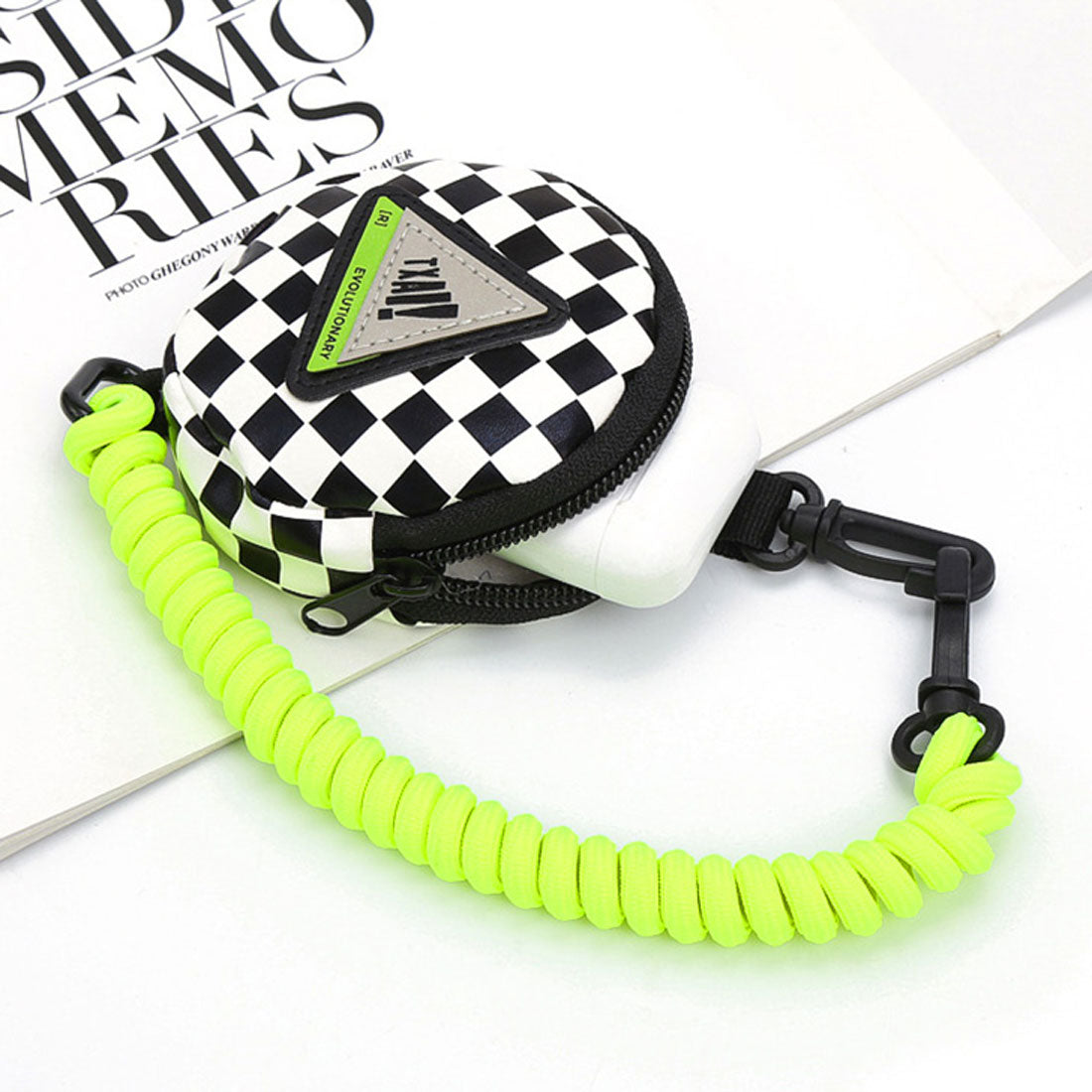 REAL STYLE Mini Pouch, Accessory Case, Men's, Key Holder, Earphone, Strap, Belt, Coin Case, Coin Purse, Key, Golf