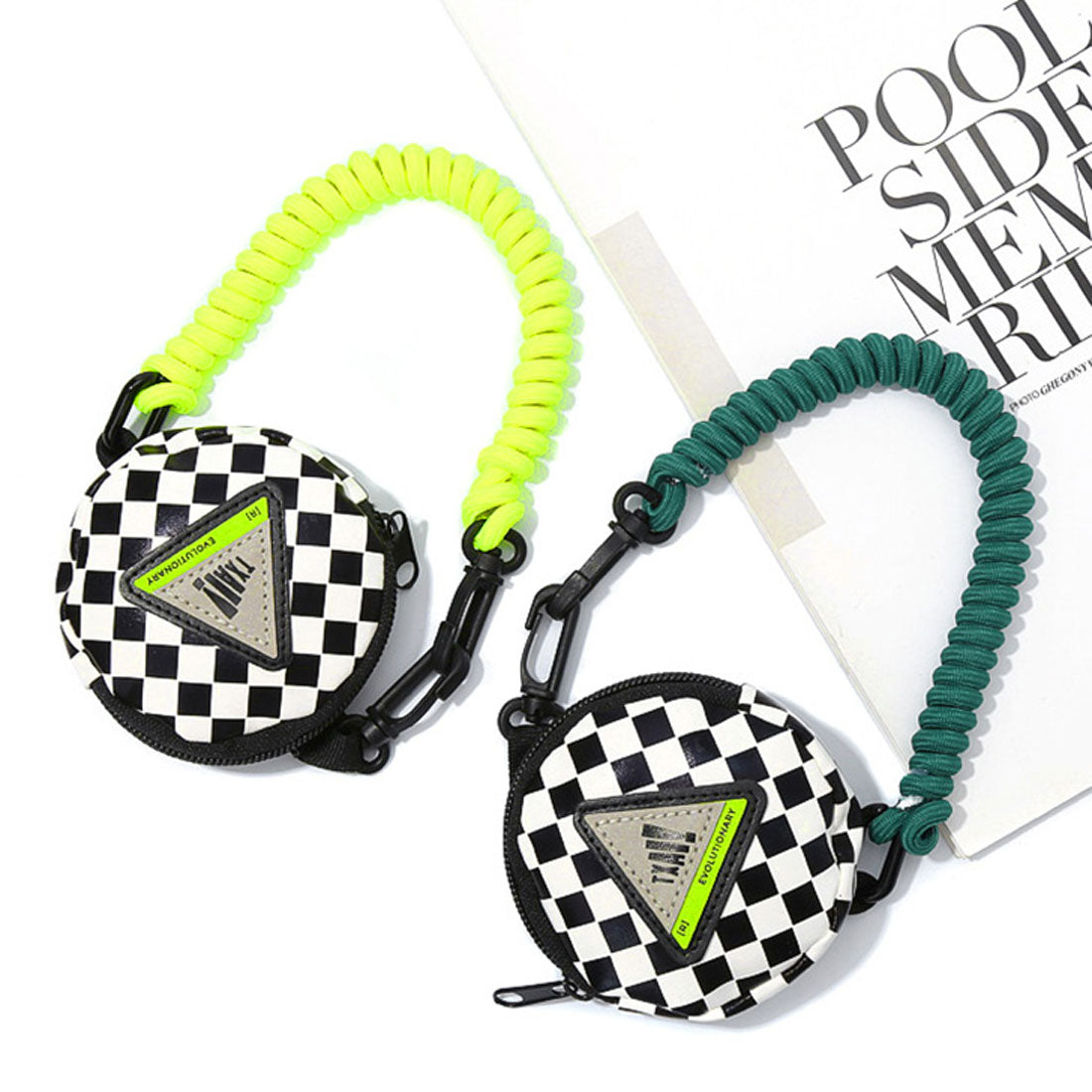 REAL STYLE Mini Pouch, Accessory Case, Men's, Key Holder, Earphone, Strap, Belt, Coin Case, Coin Purse, Key, Golf