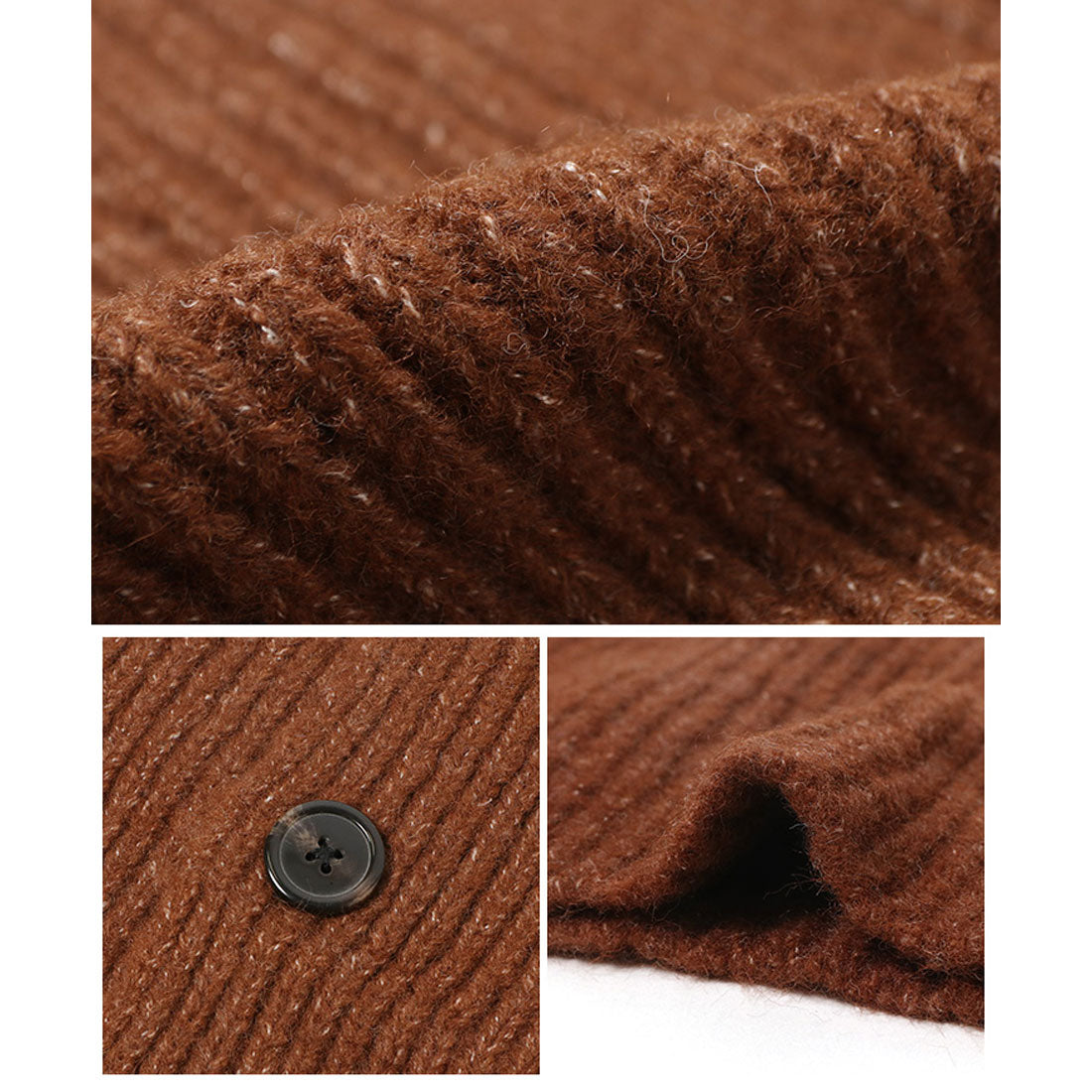 REAL STYLE Neck Warmer for Women, Golf, Buttoned, Men's, Scarf, Snood, Cold Protection, Winter, Stylish, Motorcycle, Bicycle, Commuting, School, Knit, Brushed