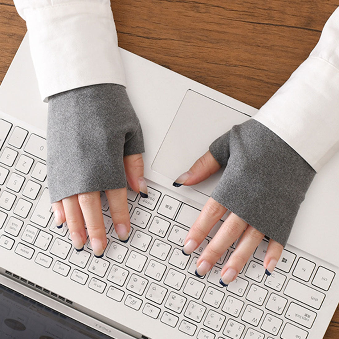 REAL STYLE Fingerless Gloves, Hand Warmers, Women's, Men's, Fingerless, Work, Cold Protection, Smartphone, Outdoor, Gloves, Arm Covers, Stylish, Warm, Winter