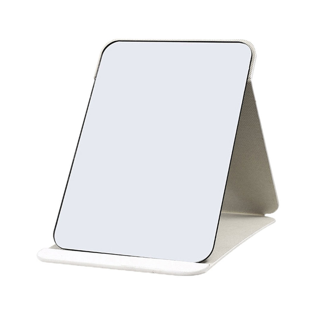 REAL STYLE Tabletop Mirror, Foldable, Large, Stylish, Makeup, Stand, Storage, Angle Adjustment, Frameless, Small, Miscellaneous Goods, 3 Sizes to Choose From