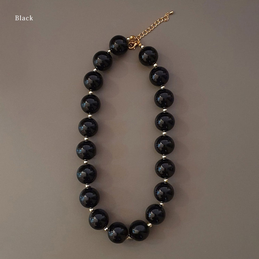 REAL STYLE Necklace for Women, Fake Pearl, Accessories, Jewelry, Big Motif, Elegant, Stylish, High-end Look, Gift, Korean Fashion, Chincha Korea