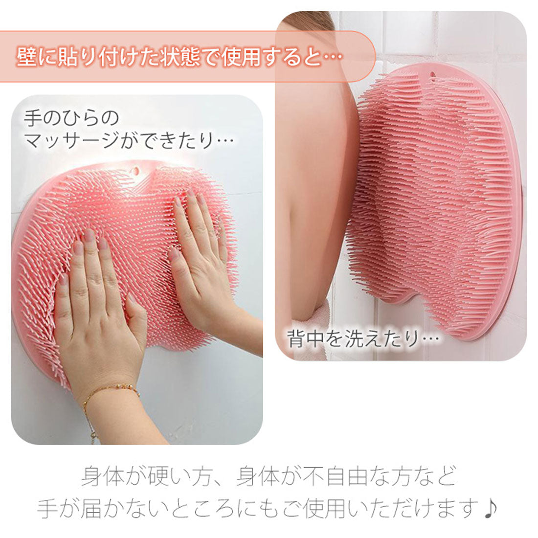 Real Style Foot Brush Foot Washing Mat with Suction Cups for Feet Toes Heels Sole Foot Care Calluses Odor Smell Bathroom Bath Goods Soft 3D [Non-returnable item]