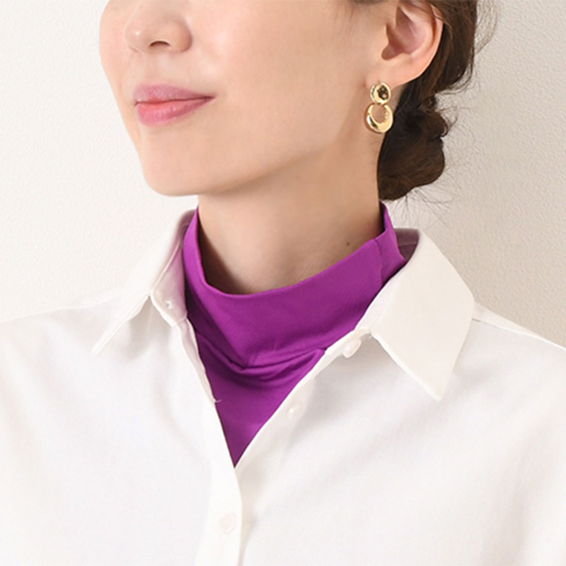 Real Style Detachable Collar for Women High Neck Spring Summer Autumn Soft Layered Outfit Air Conditioning UV Protection Neck Cover Scarf Stylish Cute