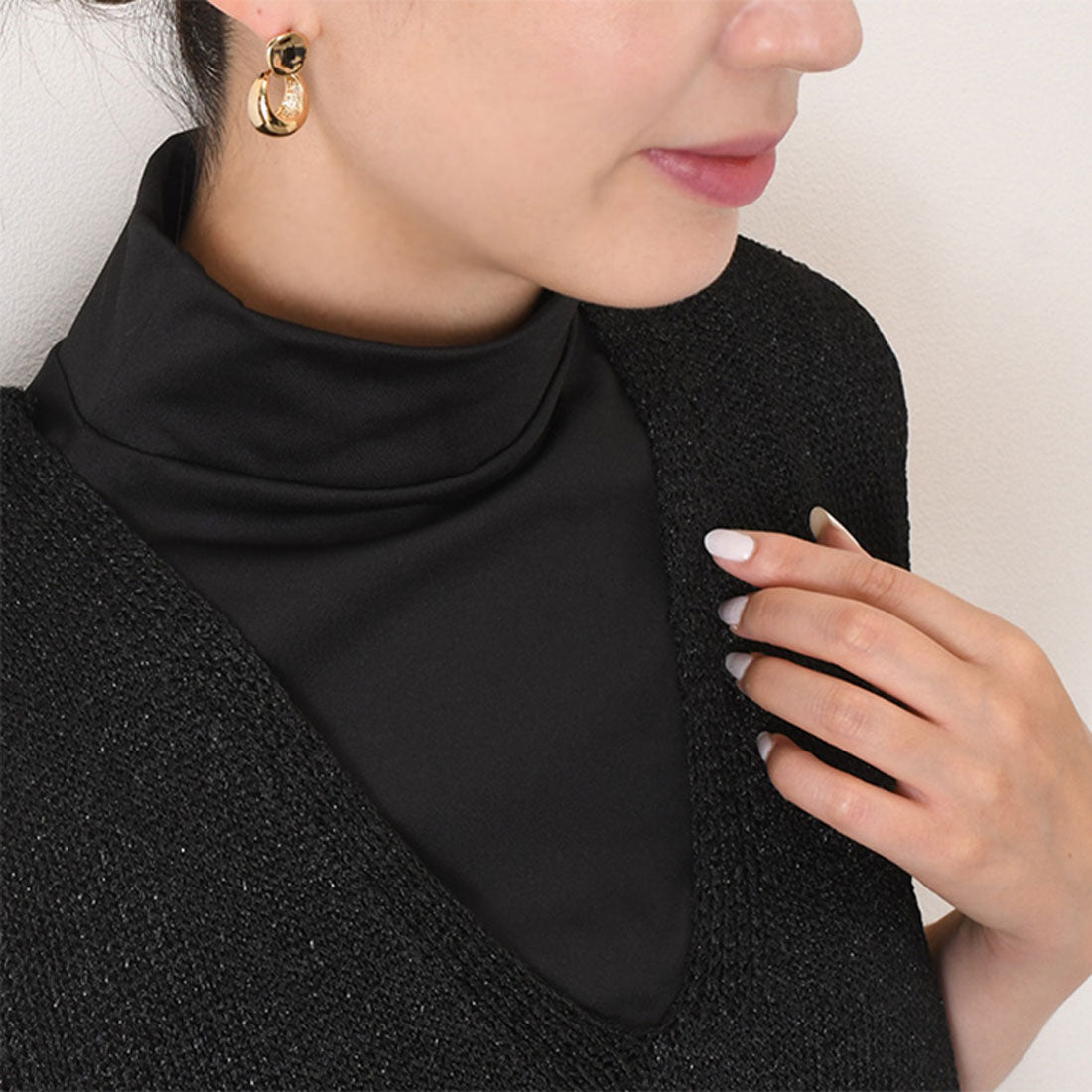 Real Style Detachable Collar for Women High Neck Spring Summer Autumn Soft Layered Outfit Air Conditioning UV Protection Neck Cover Scarf Stylish Cute