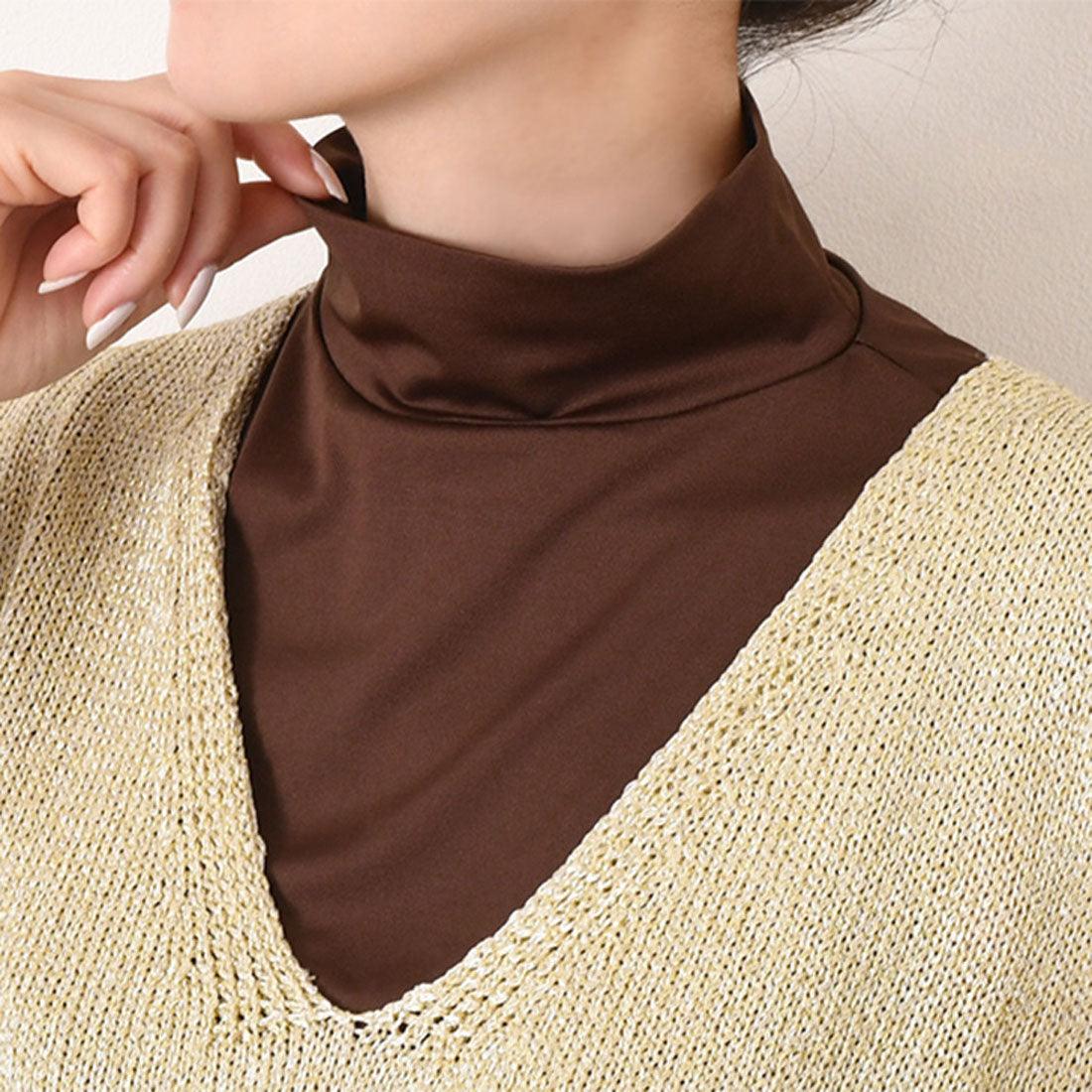 Real Style Detachable Collar for Women High Neck Spring Summer Autumn Soft Layered Outfit Air Conditioning UV Protection Neck Cover Scarf Stylish Cute