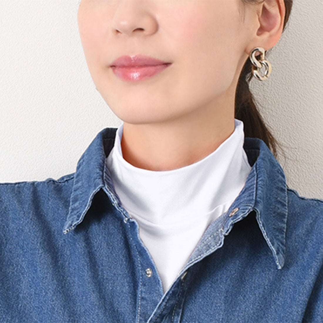 Real Style Detachable Collar for Women High Neck Spring Summer Autumn Soft Layered Outfit Air Conditioning UV Protection Neck Cover Scarf Stylish Cute