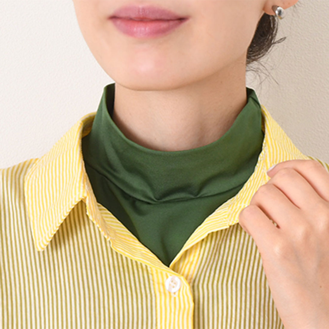 Real Style Detachable Collar for Women High Neck Spring Summer Autumn Soft Layered Outfit Air Conditioning UV Protection Neck Cover Scarf Stylish Cute