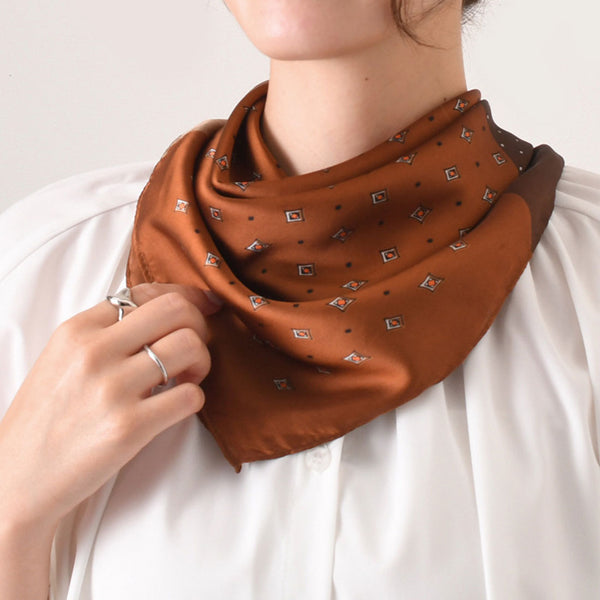 Real Style Scarf Silk Touch Large Square Summer Ladies Men Stole Neck