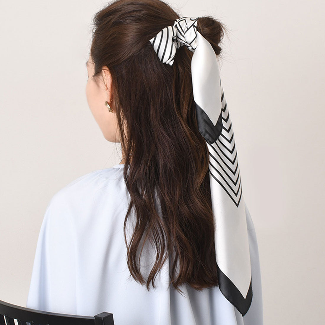 Real Style Scarf Silk Touch Large Square Summer Ladies Men Stole Neck Cover Ring Bag Belt Ribbon UV Ultraviolet Protection Neck