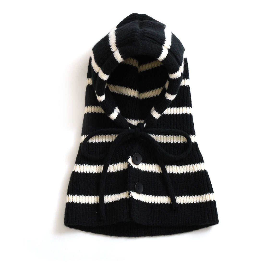 Real Style Balaclava Hood Warmer Neck Warmer Knit Cap for Kids Baby Scarf Winter Cold Protection Warm Stylish Boys Girls