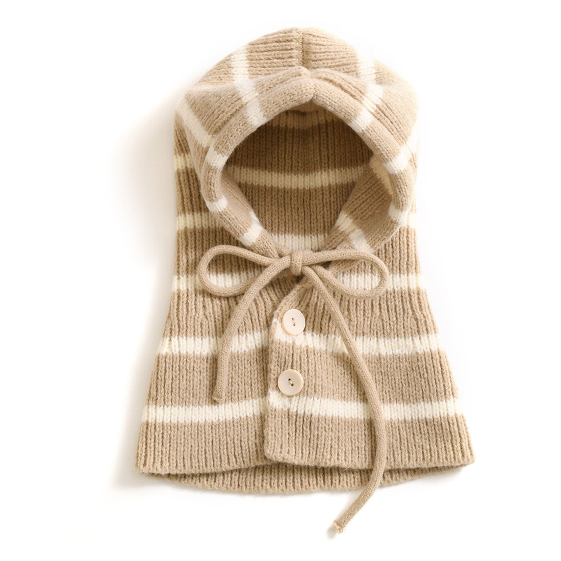 Real Style Balaclava Hood Warmer Neck Warmer Knit Cap for Kids Baby Scarf Winter Cold Protection Warm Stylish Boys Girls