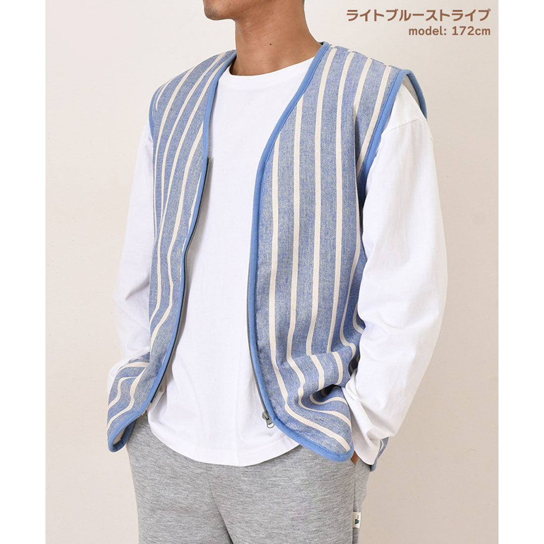 リアルスタイル REAL STYLE ベスト メンズ 秋冬 秋 冬 前開き 裏起毛 裏ボア おしゃれ 暖かい 防寒 軽い ポンチョ アウター 羽織り ジップアップ 部屋着 ゴルフ 入院 （ブラックチェック1） ブラックチェック1