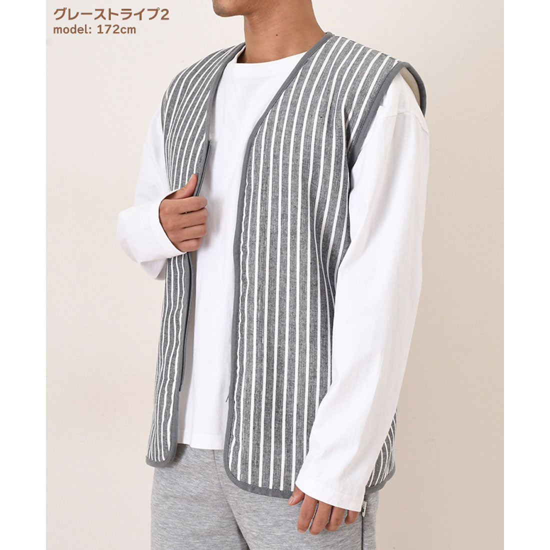 リアルスタイル REAL STYLE ベスト メンズ 秋冬 秋 冬 前開き 裏起毛 裏ボア おしゃれ 暖かい 防寒 軽い ポンチョ アウター 羽織り ジップアップ 部屋着 ゴルフ 入院 （ブラックチェック1） ブラックチェック1
