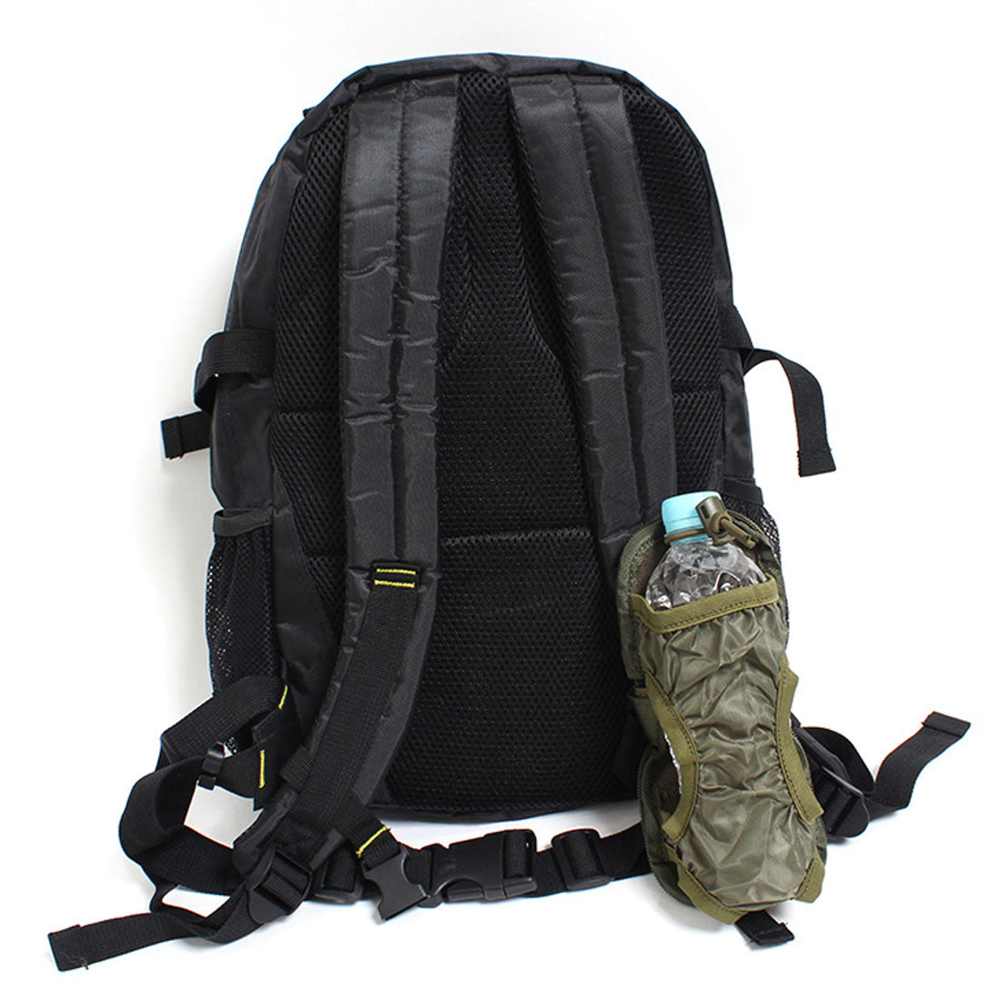 リアルスタイル REAL STYLE ボトルホルダー 登山 自転車 1L ザック ベルト リュック バッグ ペットボトル 水筒 カバー 500ml おしゃれ 折りたたみ 釣り