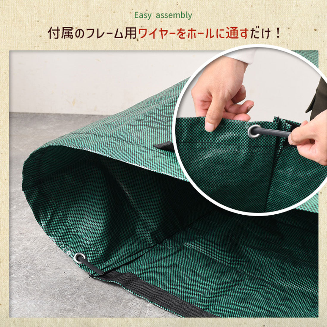 リアルスタイル REAL STYLE ガーデンバッグ 自立式 落ち葉入れ 袋 集草 ちりとり フレーム バケツ 大容量 180L 掃除 持ち手つき 折りたたみ 屋外 庭 雑草