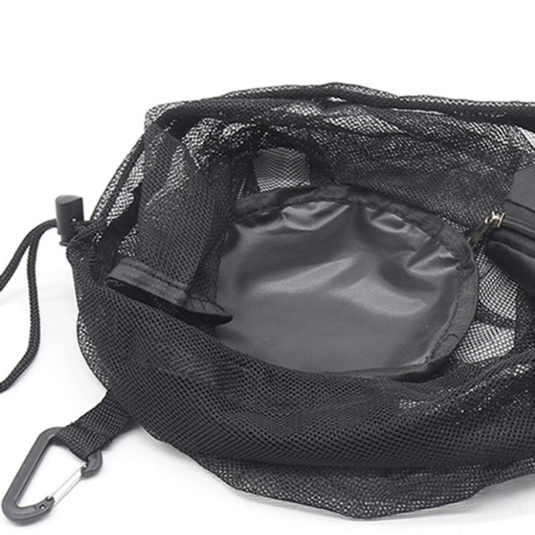 リアルスタイル REAL STYLE ボールネット バッグ 収納 ボール入れ サッカー バスケ バレー ケース メッシュ ポケット 折りたたみ 持ち運び カラビナ 学校 部活
