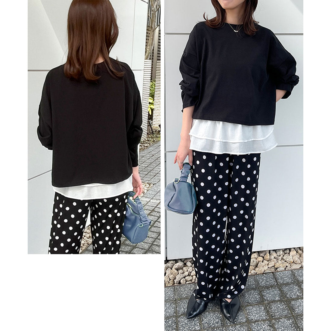 リアルスタイル REAL STYLE カットソー レディース 長袖 綿 コットン 薄手 Tシャツ ロンT ゆったり 大きめ カジュアル 春 夏 秋 シンプル 韓国 丸首 無地 韓国ファッション チンチャコリア （ブラウン） ブラウン