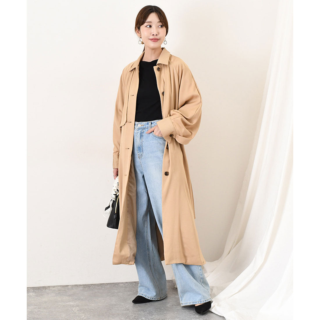 リアルスタイル REAL STYLE カットソー レディース 長袖 薄手 春 夏 秋 冬 ボートネック トップス インナー 無地 オフィス OL きれいめ 韓国ファッション 韓国ファッション チンチャコリア （ホワイト） ホワイト