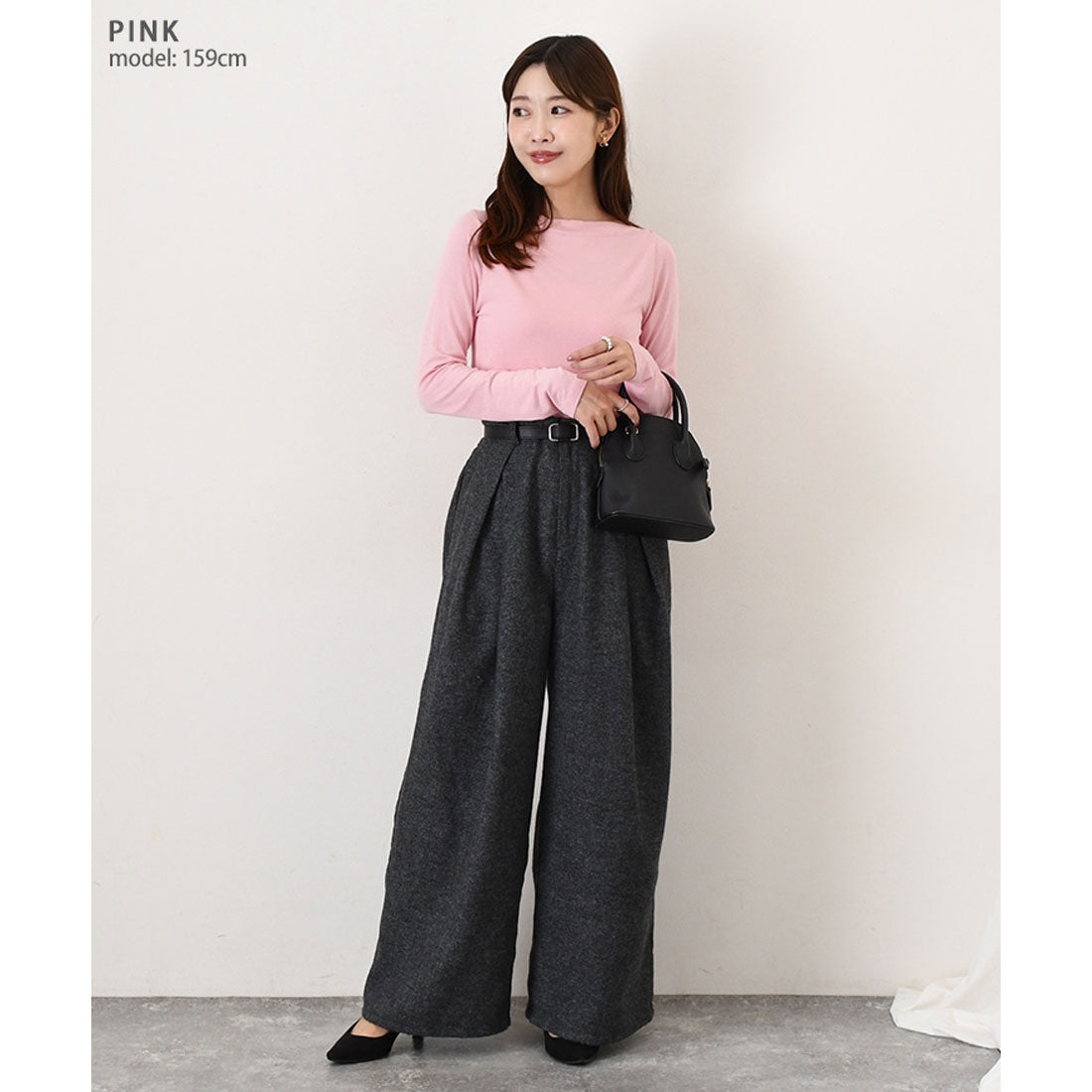 リアルスタイル REAL STYLE カットソー レディース 長袖 薄手 春 夏 秋 冬 ボートネック トップス インナー 無地 オフィス OL きれいめ 韓国ファッション 韓国ファッション チンチャコリア （ホワイト） ホワイト
