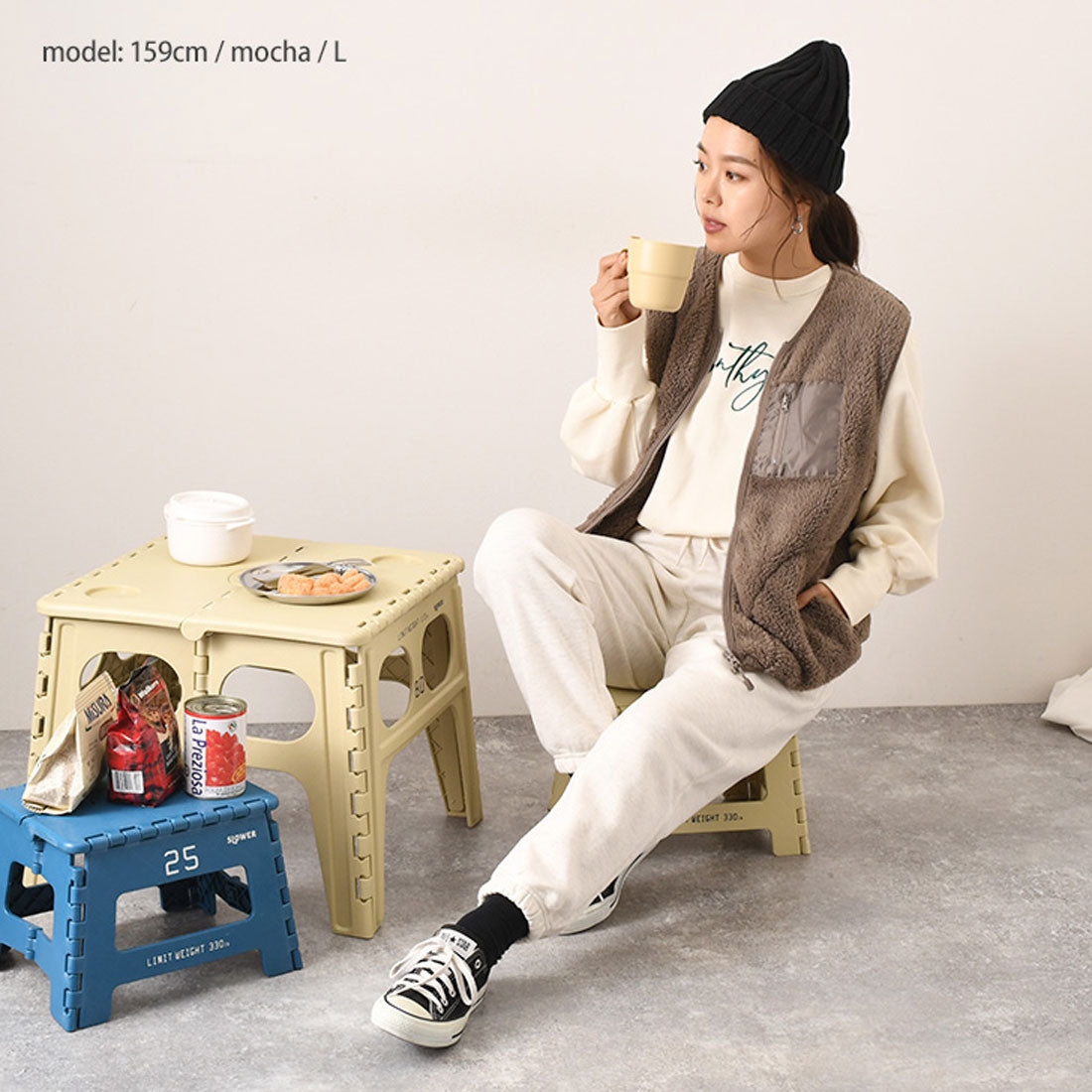 リアルスタイル REAL STYLE ベスト 50代 ボア アウター 防寒 暖かい 体型カバー ふわふわ もこもこ 前開き ノースリーブ