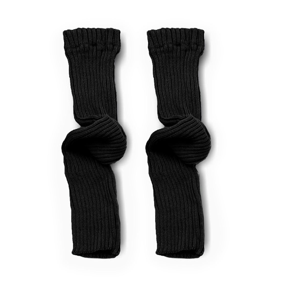 リアルスタイル REAL STYLE レッグウォーマー レディース ロング レッグカバー 冬 防寒 ルーズソックス風 靴下 ニット おしゃれ かわいい 暖かい あったか 韓国 （ブラック） ブラック