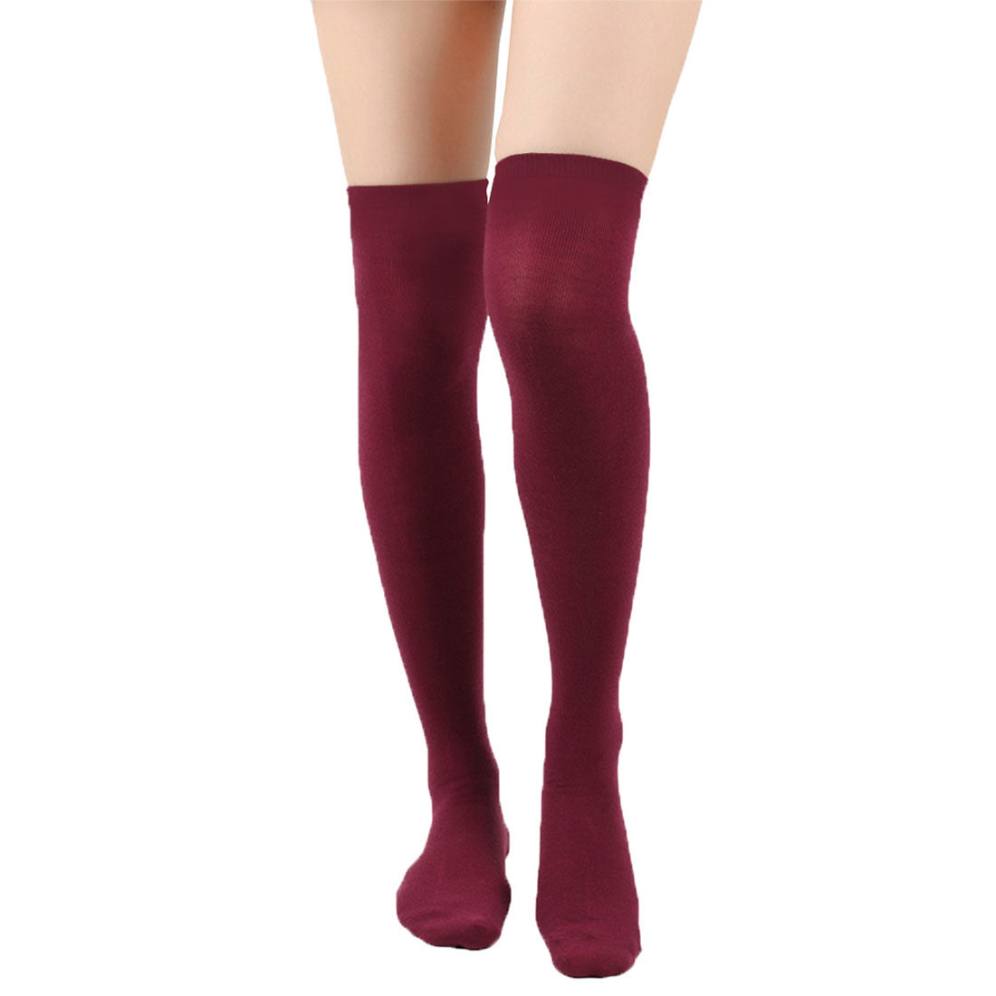 REAL STYLE Knee-high socks, white, golf, black, socks, women, women, fashionable, summer, black, white, plain, above the knee, long, cosplay, school, uniform, dance