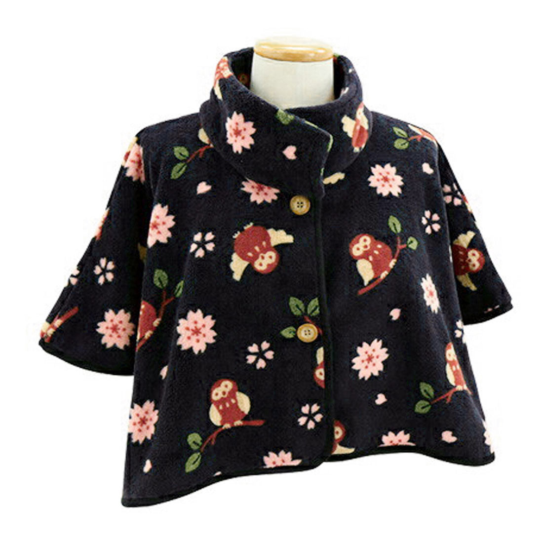 REAL STYLE Cape, Shoulder Pad, Wearable Blanket, Lightweight, Cold Protection, Warm, Fluffy, Washable, Women's, Shoulder, Neck, Cold Protection, Room Wear