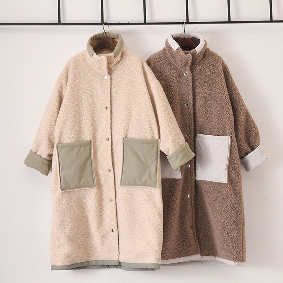 リアルスタイル REAL STYLE コート レディース 冬 ロング ボア 20代 30代 40代 ミリタリー リバーシブル 暖か アウター ゆったり 防寒 おしゃれ テディボア 韓国ファッション チンチャコリア