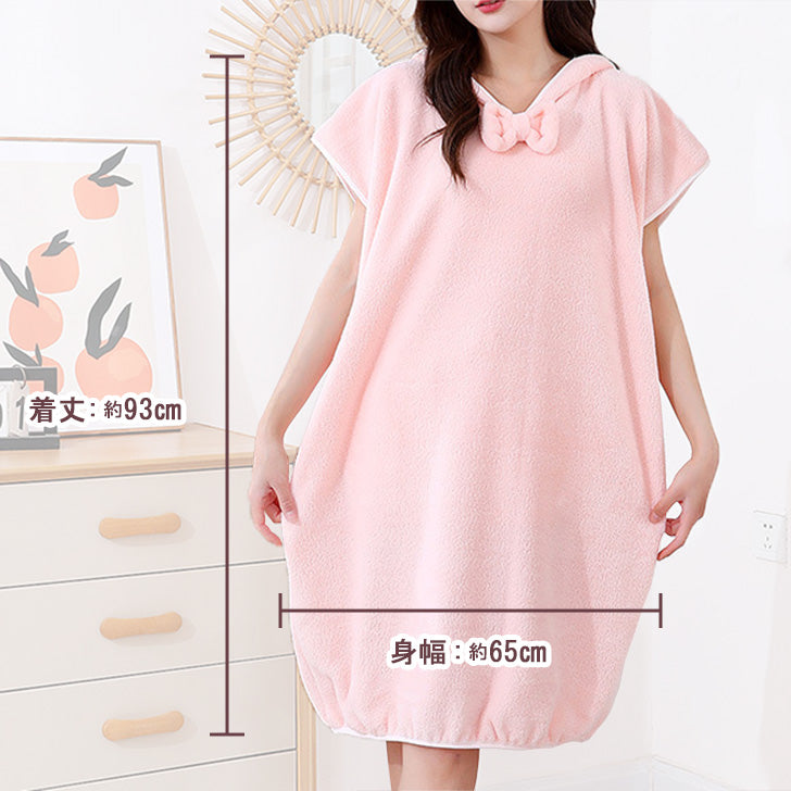 リアルスタイル REAL STYLE バスローブ ラップタオル ポンチョ レディース 着るバスタオル 大判 ワンピース ルームウェア 大人用 おしゃれ 夏 着る お風呂上り スパ 湯上りワンピース