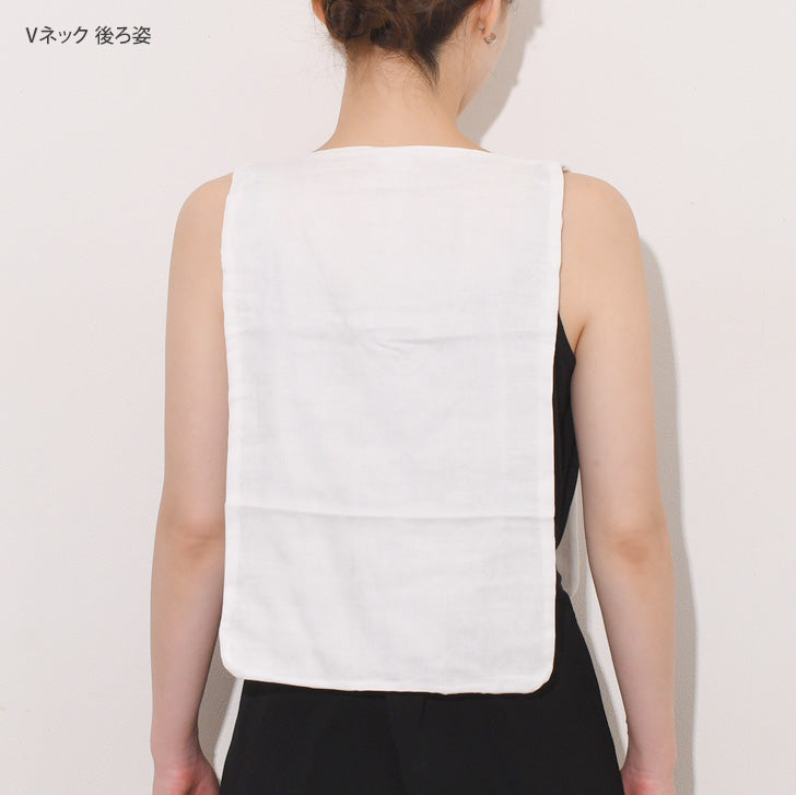 リアルスタイル REAL STYLE 汗取りインナー レディース 大汗 背中 タンクトップ 綿100% 肌着 下着 パッド 吸汗 速乾 夏 汗じみ防止 汗対策 サッと脱げる 無地