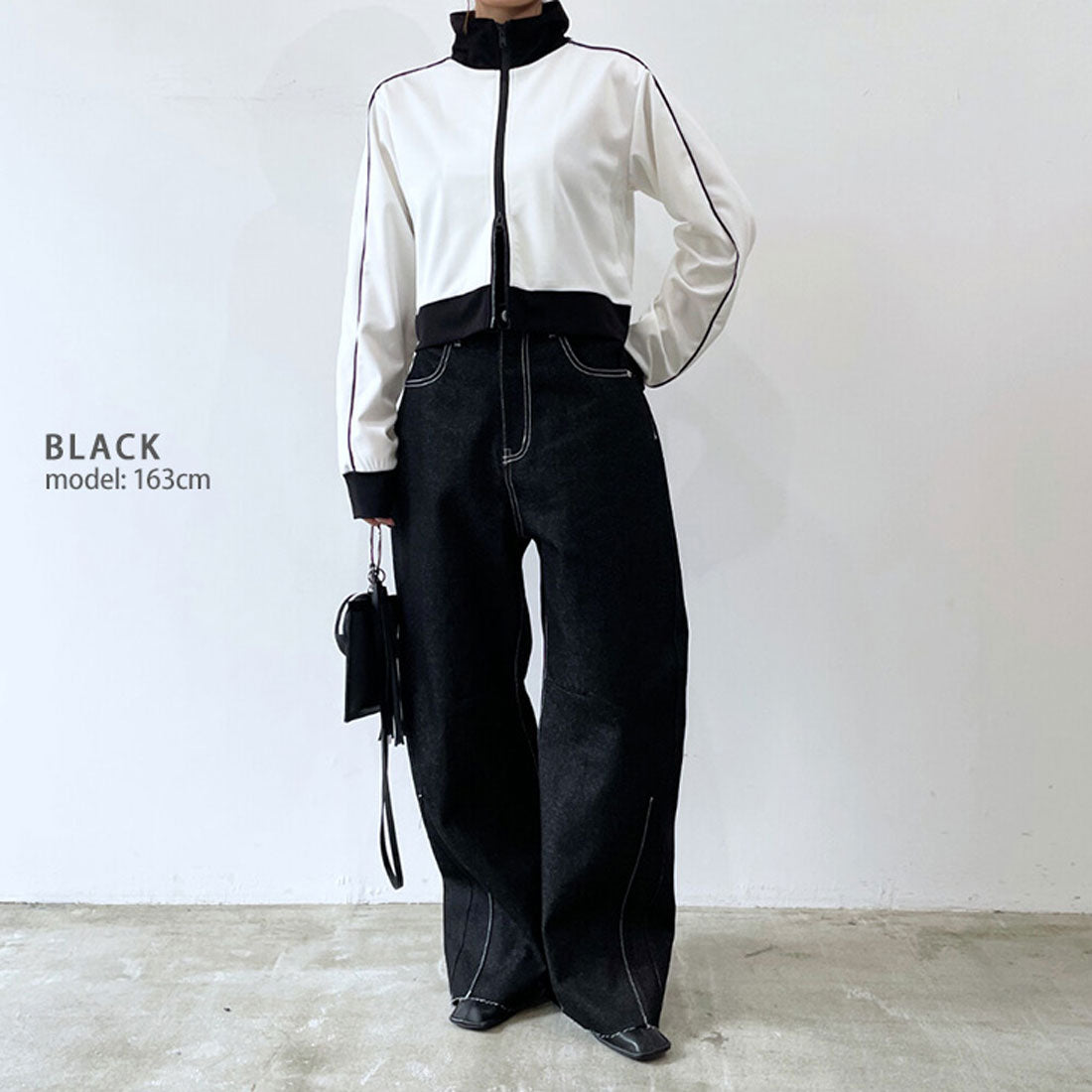 REAL STYLE 牛仔長褲，女式寬褲，下裝，牛仔褲，長褲，寬鬆，大尺碼，高腰，修身，成人