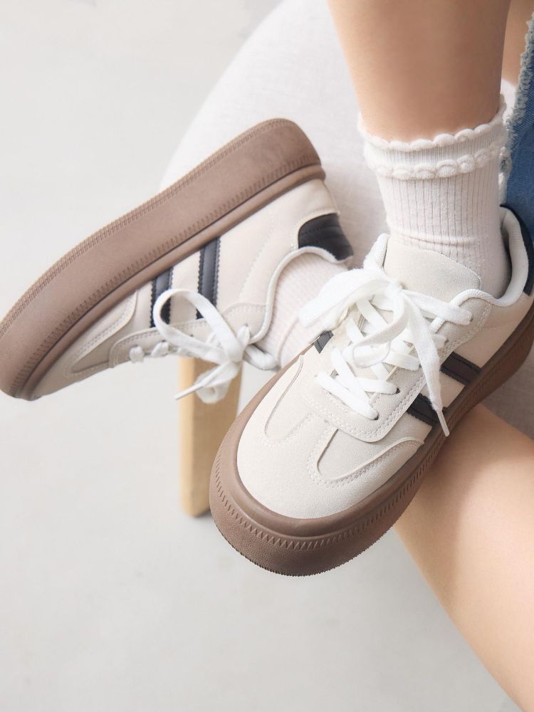 レトロガール RETRO GIRL カスタムラインスニーカー （WHT2） WHT2