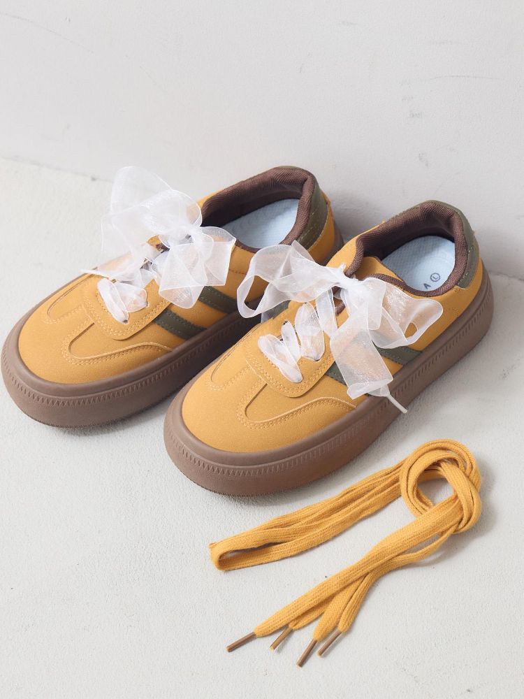 レトロガール RETRO GIRL カスタムラインスニーカー （WHT2） WHT2