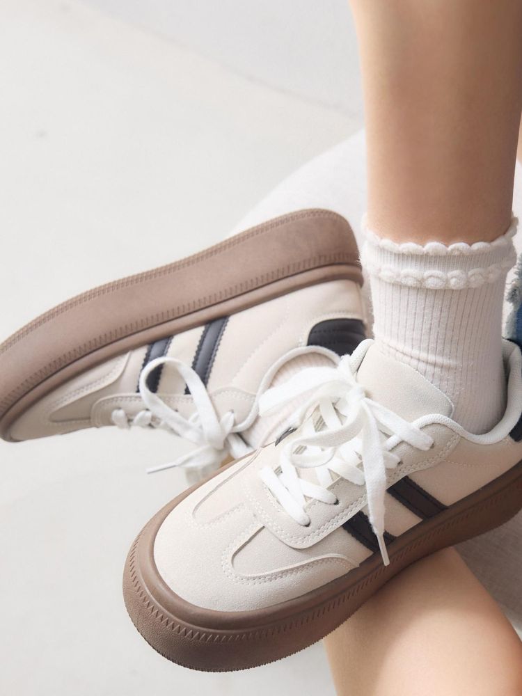 レトロガール RETRO GIRL カスタムラインスニーカー （WHT2） WHT2
