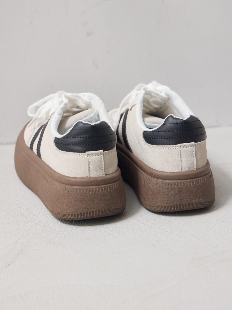 レトロガール RETRO GIRL カスタムラインスニーカー （WHT2） WHT2