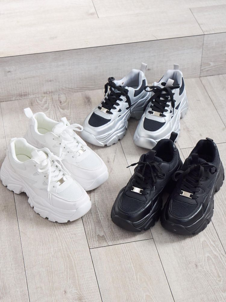 レトロガール RETRO GIRL ダッドスニーカー （WHT2） WHT2