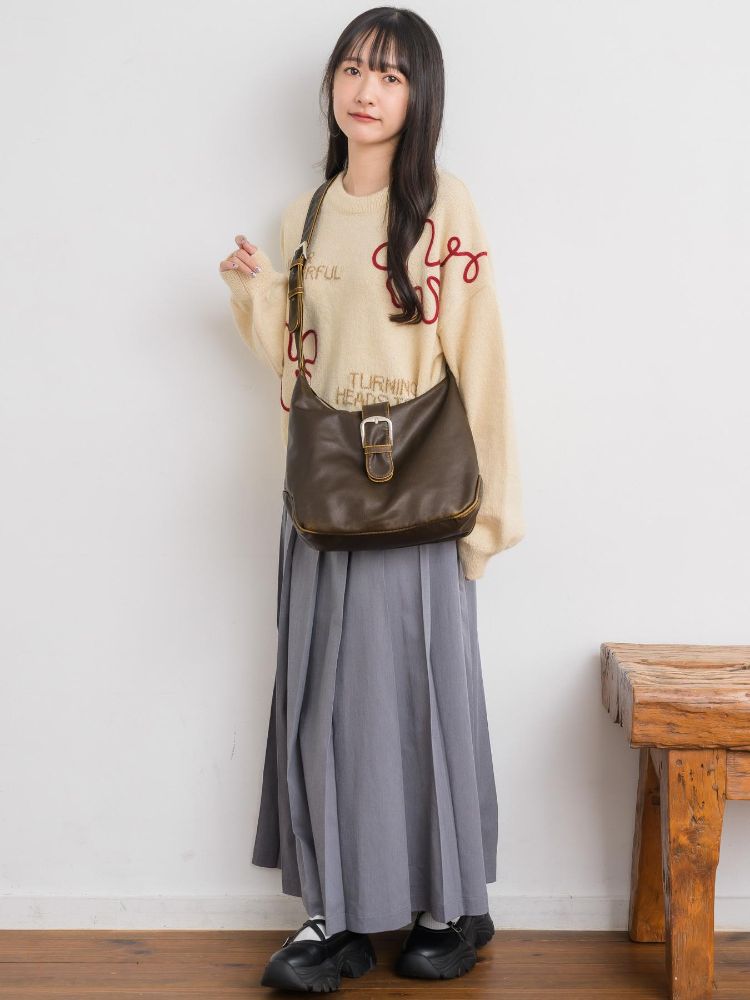 レトロガール RETRO GIRL 3D刺繍ニット （GRN2） GRN2