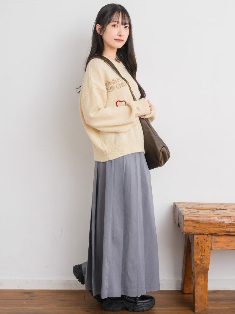 レトロガール RETRO GIRL 3D刺繍ニット （GRN2） GRN2